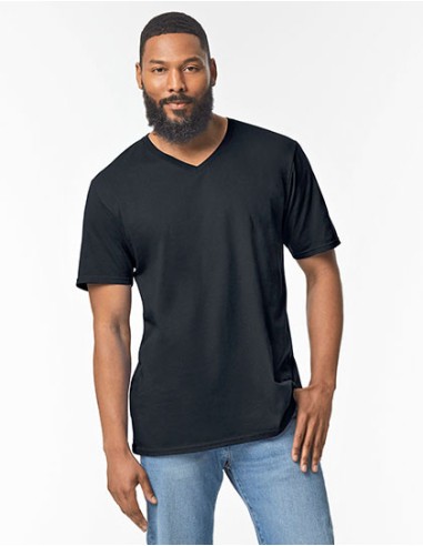 G-64V00-Softstyle® Adult V-Neck T-Shirt